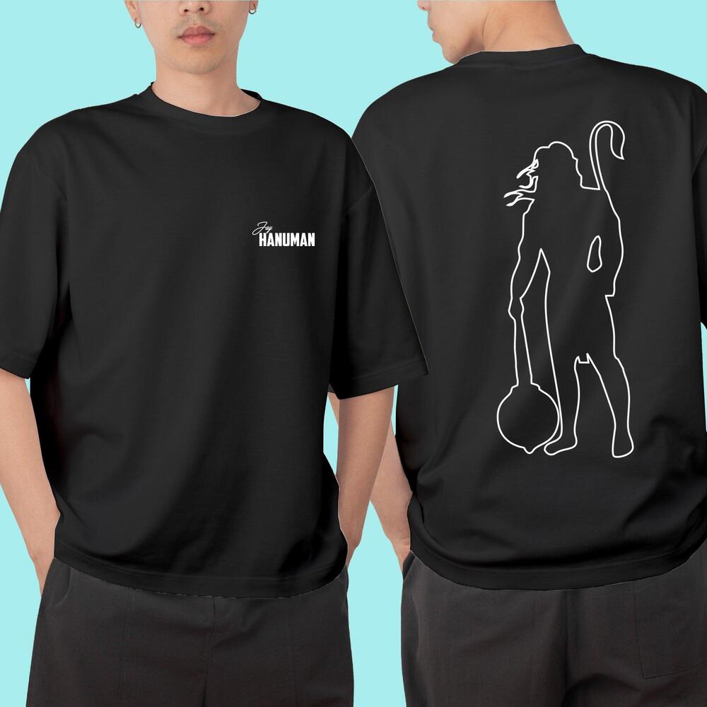 Jay Hanuman Oversize Tshirt 2 Sided